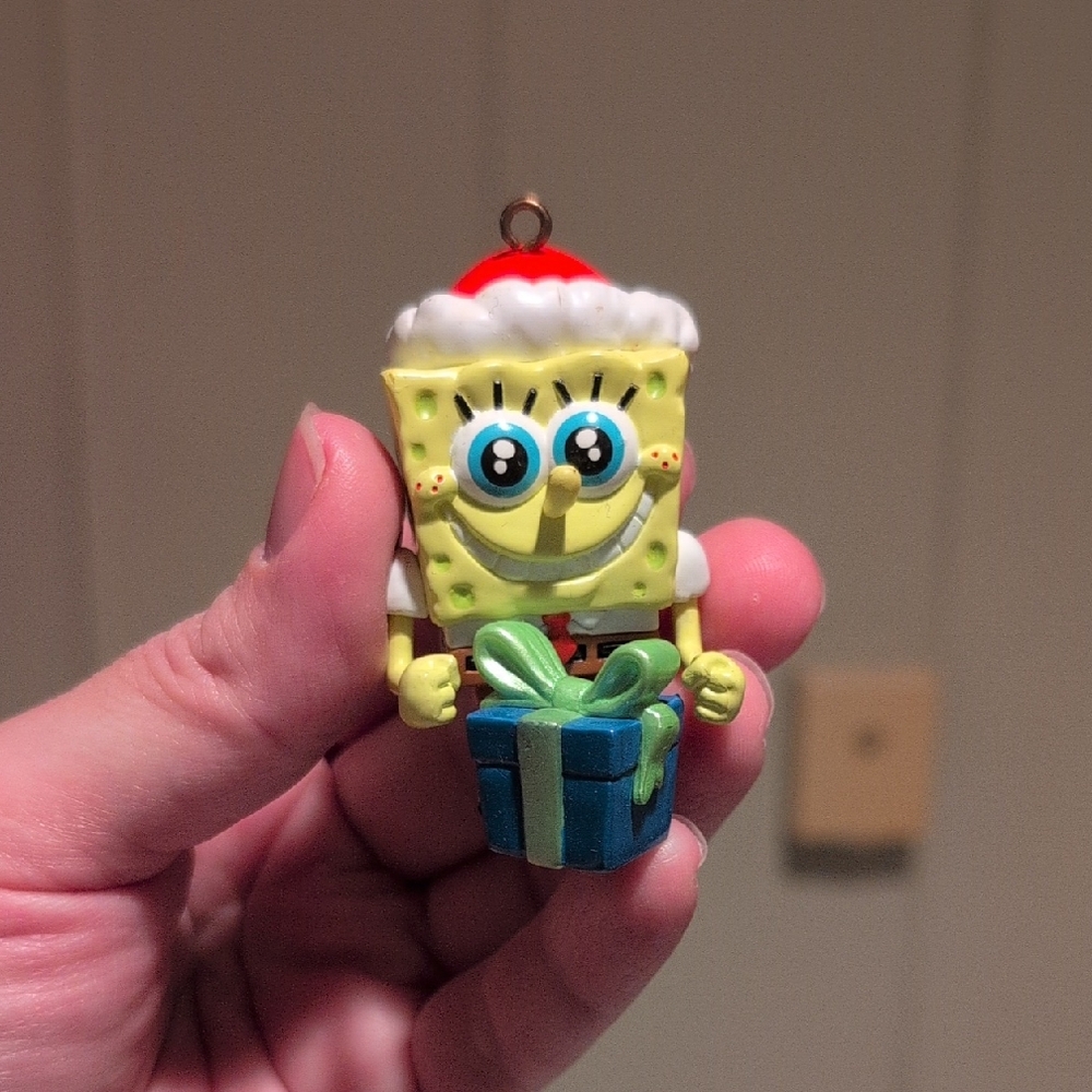 SpongeBob Christmas Ornament with Gift